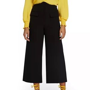 HM high waist cropped gaucho work pants wide leg trousers